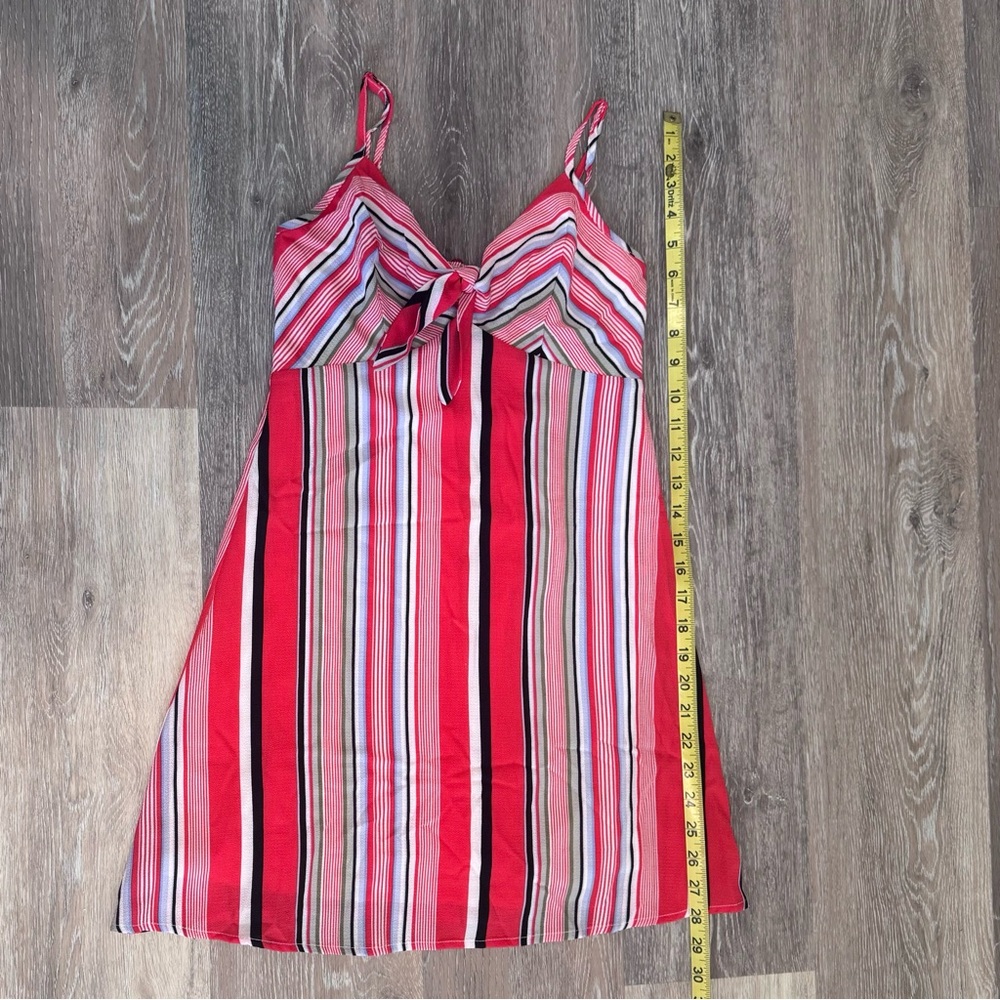 Trixxi Clothing Co. - Striped Red Multicolor Sundress - Size XS - Picture 3 of 7